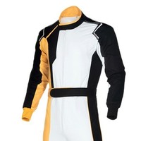Traje de Carreras Ligero de Manga Larga para Hombre, con Bloques de Color Blanco, Negro y Rojo, de Secado Rápido, Ignífugo, para Todas las Estaciones, para Motociclismo