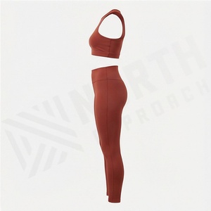 Ropa Deportiva Personalizada con Logotipo, Conjuntos Deportivos de Yoga para Mujer, Ropa de Gimnasio, Venta al Por Mayor - Product Image 3