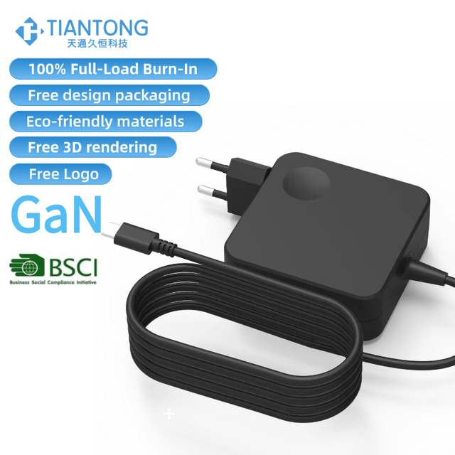 65W 100W Usb C Gan Pd Fast Charger for Lenovo Asus Macbook Hp Dell Acer Universal Laptop Power Adapter Wall Type C Portable