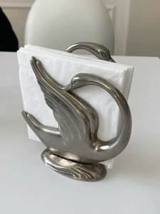 Porte-serviettes en verre et métal doré, porte-mouchoirs décoratif pour table, support à mouchoirs floral pour table à manger, cuisine - Product Image 6