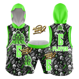 Camiseta de Compresión Juvenil con Logotipo Personalizado, Sin Mangas, Sublimada, Uniforme de Fútbol 7 contra 7 - Product Image 2