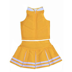 Uniformes de Porristas Personalizables para Mujer, Estilo Falda, de Poliéster Sublimado, Transpirable, con Logotipo Reflectante, Servicio OEM de Alta Calidad - Product Image 2