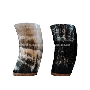 ถ้วยแก้วไวกิ้งทรงแตรแบบไวกิ้งคุณภาพสูงถ้วยแบบสั้นถ้วยสำหรับดื่มแบบชาวไวกิ้งทำมือ - Product Image 2