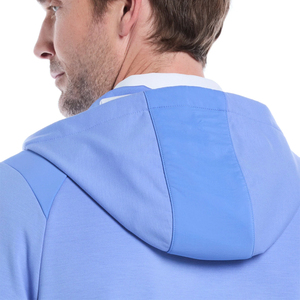 Sweat-shirt à capuche personnalisé pour homme avec col montant zippé 1/4, en molleton polyester-coton, motif imprimé, idéal pour le jogging d'automne - Product Image 5