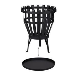 Brasero carré d'extérieur moderne, pliable, en métal thermolaqué, écologique, robuste, pour brûler des bûches, de la marque Zhongpin, livraison directe - Product Image 3