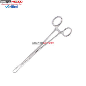 เครื่องมือผ่าตัดทางนรีเวช วัสดุสแตนเลส คีมจับสองง่าม รุ่น Schroeder สำหรับคีมจับขนาด 9.5 นิ้ว แบบใช้มือ - Product Image 3