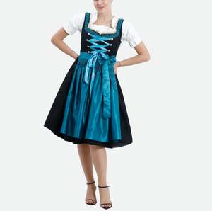 Robe traditionnelle bavaroise Dirndl, tenue allemande Trachten pour l'Oktoberfest, costume folklorique alpin pour femmes - Product Image 1