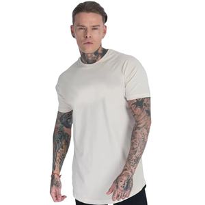 Fabricants de t-shirts personnalisés T-shirt 100% coton personnalisé T-shirts coupe ajustée pour hommes T-shirt fitness pour hommes - Product Image 1
