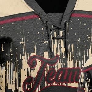 Jersey de Hockey sobre Hielo Sublimado con Bajo MOQ, Uniforme de Equipo Impreso, Ropa Deportiva Ligera y Duradera - Product Image 2