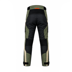 Pantalones de moto para invierno con protección para las rodillas, impermeables, de tela, con aislamiento térmico, tela cortavientos y ajustables. - Product Image 3