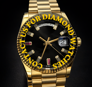 Reloj de Pulsera de Diseño Exclusivo Chapado en Oro de 41 mm con Esfera Negra Redonda y Funciones de Fecha y Día Automáticas para Hombre - Product Image 6