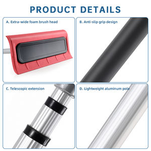 <span class=keywords><strong>Balai</strong></span> à neige en mousse EVA anti-rayures pour voiture, manche télescopique extensible, brosse à neige, grattoir à glace - Product Image 5