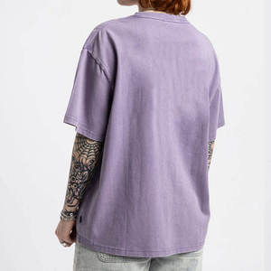 Camiseta Oversize de Algodón 100% para Mujer, Estilo Urbano, con Logotipo Personalizado, Manga Larga, Cómoda y Transpirable - Product Image 3