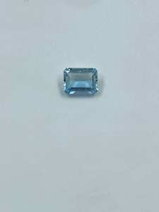 พลอยอะความารีนสีน้ำเงินธรรมชาติทรงบาแกตต์ 6x8 มม. 1.30 กะรัต คุณภาพสูง แบบเม็ดเดี่ยว - Product Image 5