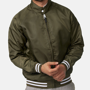 Chaqueta Bomber Personalizada Premium para Hombre, Estilo Urbano, Talla Grande, Venta al Por Mayor OEM - Product Image 2