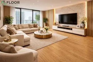VietNam ATTFloor Eco-Friendly Fireproof Deep Embossed SPC <b>Flooring</b> Natural Timber Texture Waterproof Vinyl Tile Hospital Indoor - Product Image 5