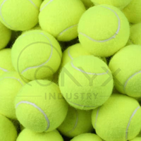 Balles de tennis en caoutchouc écologiques, haute élasticité, durables, rebond élevé, pour entraînement professionnel et compétition sportive, directement de l'usine.