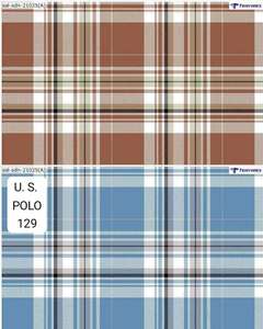 Tissu de chemise à carreaux teint en fil 100 % coton de qualité supérieure, designs inspirés de US POLO, qualité export à prix abordable - Product Image 1