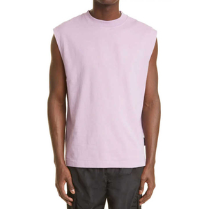 เสื้อกล้ามออกกำลังกายคุณภาพสูง ผ้าฝ้าย 100% ทนทานสำหรับผู้ชาย รับสกรีนโลโก้ แห้งเร็ว ระบายอากาศดี สีและขนาดตามสั่ง - Product Image 2