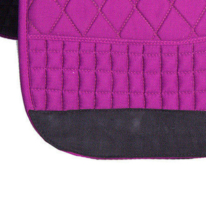 Tapis de selle tout usage violet matelassé en polyester avec doublure en polaire pour l'équitation - Product Image 4