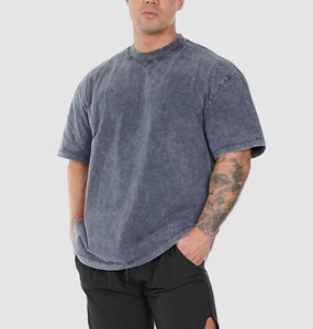 T-shirt personnalisé de haute qualité, impression sérigraphique, poids lourd 230 g/m², 100 % coton, impression DTG, t-shirt homme surdimensionné - Product Image 1