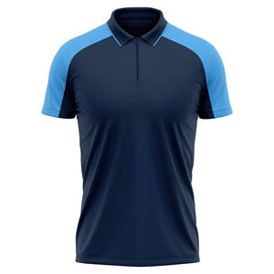 Polo de sport élégant avec col contrastant, technologie respirante et anti-transpiration, adapté au golf, au tennis, au cricket et aux occasions décontractées - Product Image 1