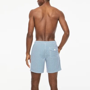 <b>Mens</b> Striped Swim <b>Trunks</b> Quick Dry Beach Shorts Summer Board Shorts Custom OEM Wholesale Swimwear Drawstring Summer Board Shorts - Product Image 4