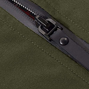 Blouson bomber matelassé en toile de nylon pour homme, brodé, élégant, pour l'hiver, séchage rapide, écologique, chaud - Product Image 3