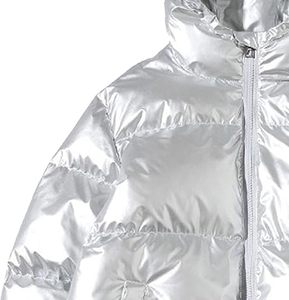 Custom <b>Men</b> Plain Hooded Glossy Shiny Puffer <b>Jacket</b> High Quality Quilted Puffer <b>Jacket</b> Winter Warm Outwear Thick Down Coat <b>Jacket</b> - Product Image 6