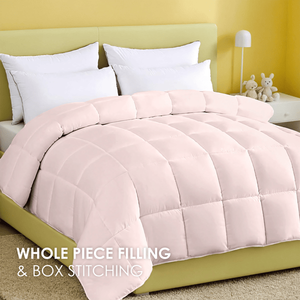 Piumino Ultra Morbido Bianco Extra Large con Trapuntatura a Quadri, Qualità Lusso da Hotel per Camere da Letto e Pensioni, Ultra Confortevole - Product Image 5