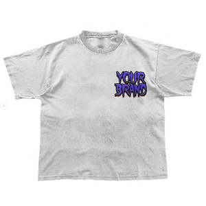 Camisetas Cortas de Verano de Marca Personalizada, Estilo Urbano, Unisex, Jersey, Hip Hop, Vintage, Ropa de Playa, Diseños Personalizados, Impresas al por Mayor - Product Image 4