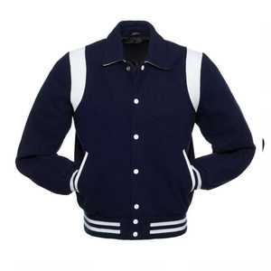 เสื้อแจ็คเก็ตวาร์ซิตี้แบบมีฮู้ดสำหรับผู้ชายและผู้หญิง สไตล์ Letterman  ปักโลโก้ตามสั่ง ผลิตในประเทศปากีสถาน ปี 2025 - Product Image 6
