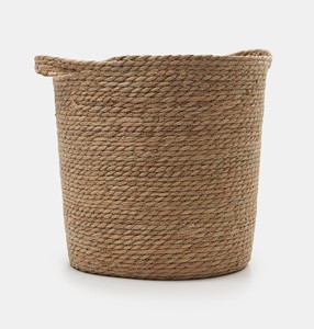 Sustainable Natural Seagrass Kids <b>Storage</b> Basket Flower Embroidery Woven Toy Organizer Handmade Nursery Basket Wholesale Bulk - Product Image 3