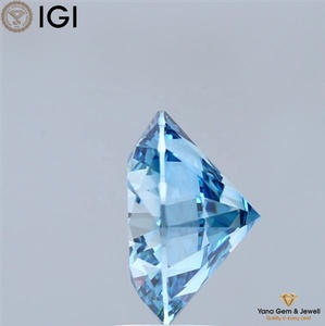 เพชร CVD ผลิตในห้องปฏิบัติการ น้ำหนัก 5.02 กะรัต สีฟ้าสดใส ระดับความสะอาด VVS2 รูปทรงกลม ขนาด 11.04 มม. พร้อมใบรับรอง IGI เหมาะสำหรับทำแหวน - Product Image 3