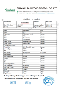Rainwood L-<span class=keywords><strong>Arginina</strong></span> HCL Prezzo all'ingrosso Base 100% Potenziatore Nutrizionale Contenuto 99% 74-79-3 Aminoacido L-<span class=keywords><strong>Arginina</strong></span> <span class=keywords><strong>in</strong></span> <span class=keywords><strong>Polvere</strong></span> - Product Image 2