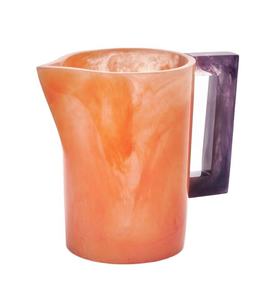 Pichet décoratif en résine de qualité supérieure 1,5 L pour jus/eau avec couvercle et poignée, compatible lave-vaisselle, écologique, vaisselle de luxe pour la cuisine - Product Image 3