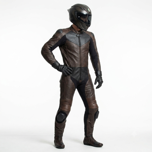 Combinaison de moto pour homme, toutes saisons, imperméable, doublure thermique, respirante, ventilée, manches longues, protection en cuir - Product Image 4