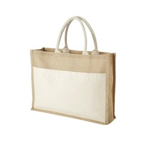 Sac de courses pliable et réutilisable en jute 100% recyclé, écologique, biodégradable, beige brun, taille extra large, prix de gros personnalisé