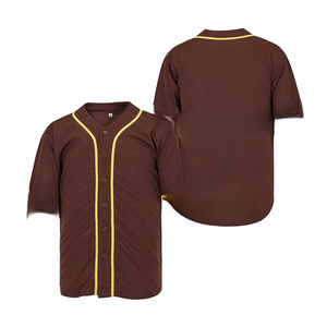 Nouveau Maillot de Baseball Personnalisé 2026 à Manches Courtes, Respirant et Léger, avec Logo Imprimé, en Tissu 100% Polyester, Design Unisexe - Product Image 1