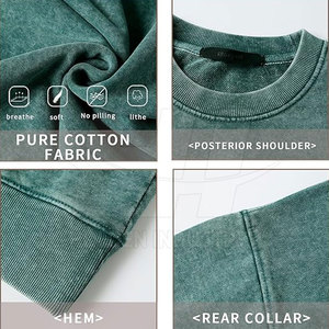 Sudadera con efecto desgastado inspirada en las tendencias, con tela de algodón premium, diseño elegante, sudadera con efecto desgastado para un estilo urbano diario. - Product Image 6