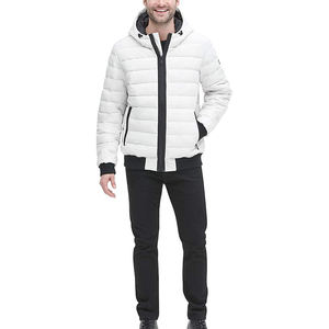 Latest Quality Men's Water-Resistant Reversible Eco-Friendly Breathable Quilted Puffer <b>Jacket</b> <b>Winter</b> Warm Puffy Front Logo - Product Image 1