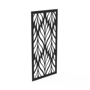 ฉากกั้นห้องโลหะแบบตัดด้วยเลเซอร์ทันสมัย ลายใบไม้ตกแต่ง สำหรับบ้าน สำนักงาน โรงแรม ออกแบบตกแต่งภายใน - Product Image 2