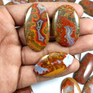 Seam Agate Loose Gemstones Exporter Natural Cabochons Faceted Stones Crystal Minerals Wholesale Bulk Supply - Product Image 1