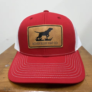 หมวกแก๊ปปักโลโก้แบบทอ หมวก Trucker ปักลาย 3 มิติ หมวกแก๊ปทรงโค้ง 5 ชิ้น ผลิตในเวียดนาม - Product Image 1