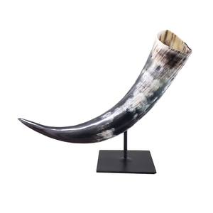 Soporte Decorativo de Cuerno Animal Natural, Pulido a Mano, Ecológico, Decoración Rústica para el Hogar con Estilo Tribal Vikingo y Logotipo Personalizado - Product Image 4