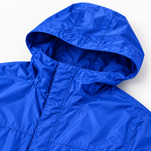 Veste d'hiver personnalisée coupe-vent et imperméable avec capuche, coque en polyester, fermeture éclair sur le devant, poche, légère, pour l'extérieur - Product Image 4