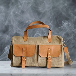 Bolsa de Viaje Deportiva de Lona de Lujo, con Cierre de Cremallera, Gran Capacidad, Resistente, Unisex, Negra - Product Image 4