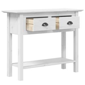 Mesa Consola Estrecha de Madera de Pino Sólido Blanco, Categoría de Producto Mesas Consola - Product Image 4