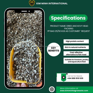 Cabeza de Anchoa Seca de Alta Calidad para Acuicultura y Alimentación Animal - Materia Prima de Desechos de Pescado - Product Image 2