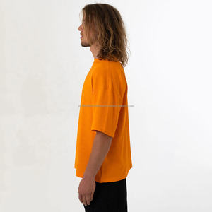 T-shirt en coton lourd de haute qualité, écologique, t-shirt uni, t-shirt surdimensionné pour hommes - Product Image 2